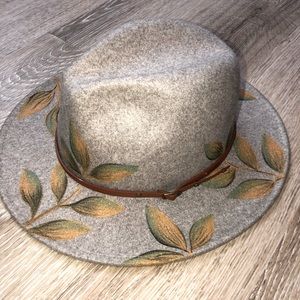 Custom painted summer hat